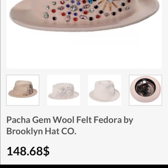 NWOT Brooklyn Hat STUNNING!! - Picture 2 of 7